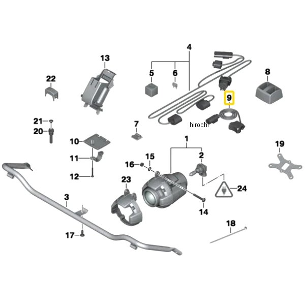 BMW純正 スイッチ フォグ ランプ 61317689809 JP店 - 商品メイン画像