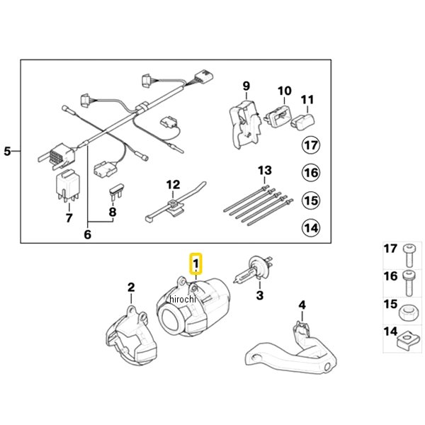 BMW純正 フォグ ライト 63127709430 JP店 バイク用品