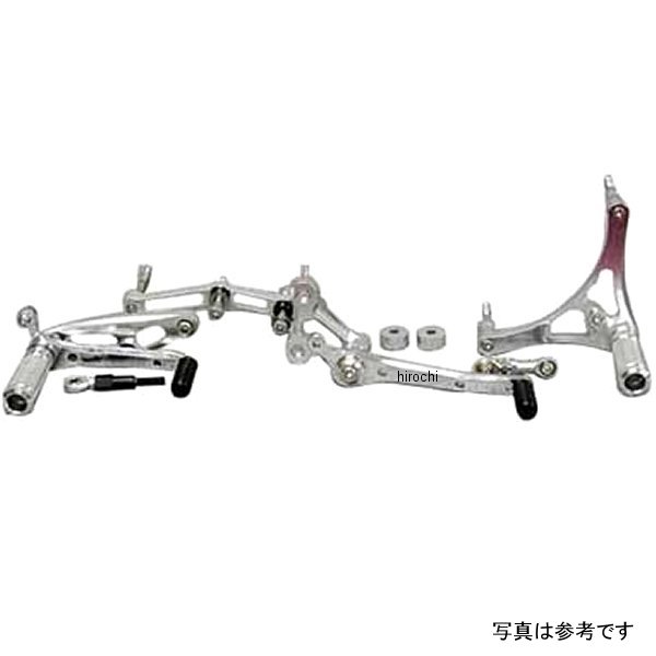 ベビーフェイス BabyFace バックステップキット タイプ1 スプロケカバー付き 91年-03年 スポーツスター シルバー 002-HD003SV JP店|株式会社ヒロチー商事 店