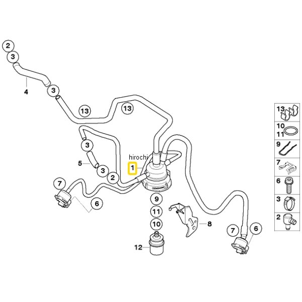 BMW純正 フューエル ディストリビューター 13537704074 JP店
