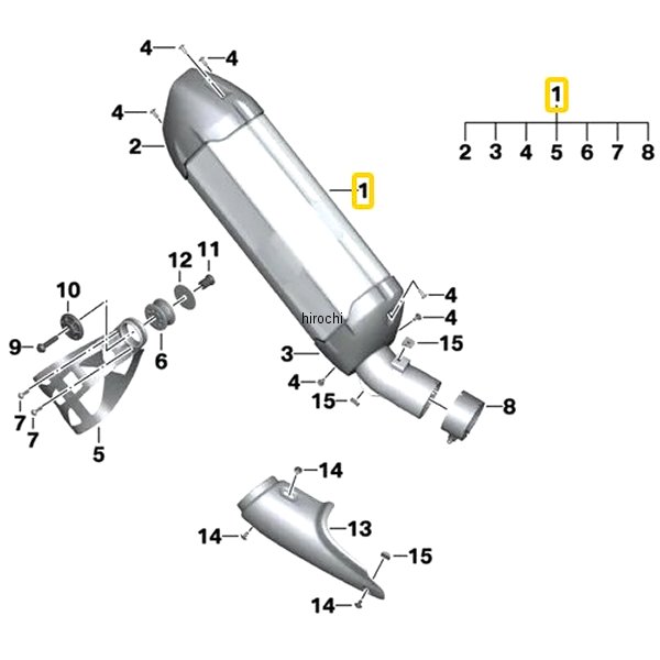 BMW純正 R マフラー クローム メッキ 18518559521 JP店