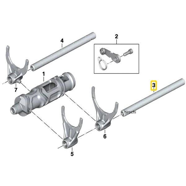 BMW純正 シフト レール 23318520597 JP店