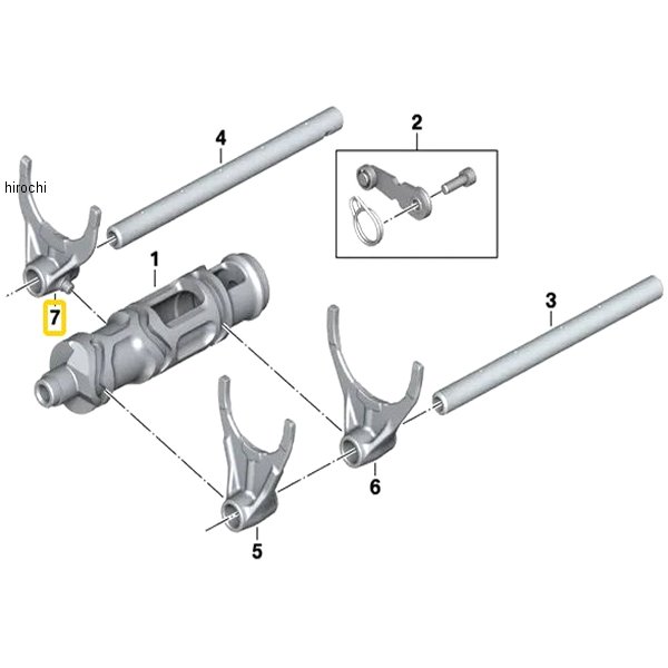 BMW純正 シフトフォーク 5. および 4. ギア 23318520613 JP店 19,963円