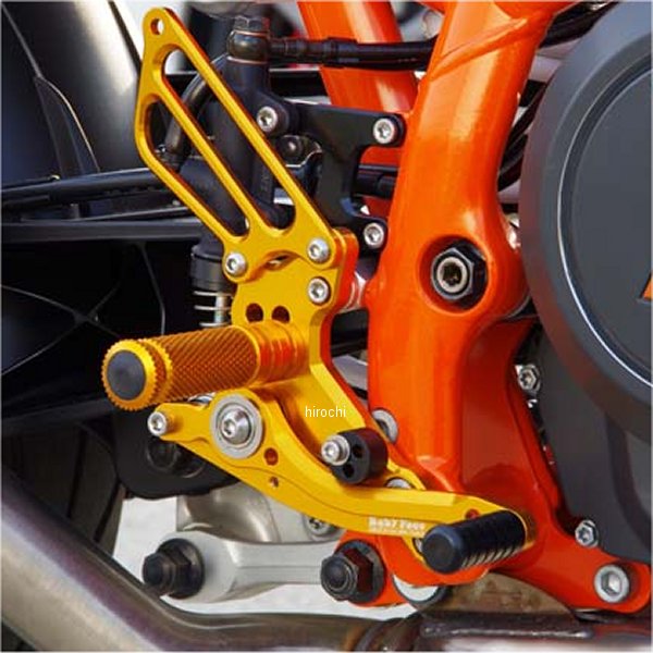 ベビーフェイス BabyFace バックステップキット 12年-13年 KTM 690デューク ゴールド 002-KT007GD JP店