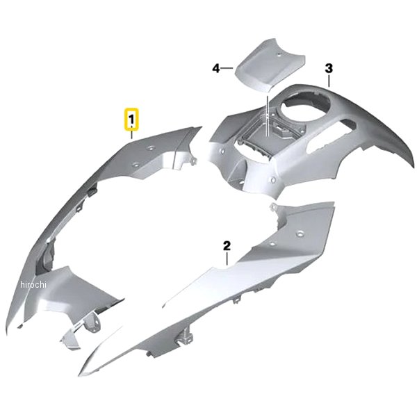 BMW純正 F ホイール カバー アッパー RH 46618548374 JP店