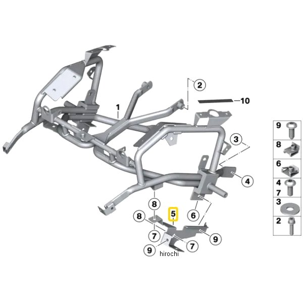 BMW純正 タンク カバー ホルダー LH 46637706037 JP店