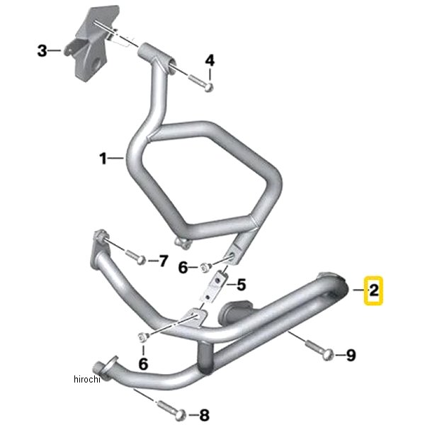 純正 エンジン プロテクター ホルダー LH 46638563807 JP店