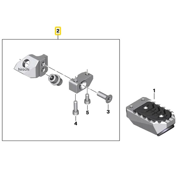 BMW純正 フット レスト ジョイント 右 46718405774 JP店