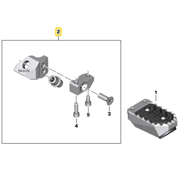 BMW純正 フットレスト ジョイント 左 46718405777 JP店