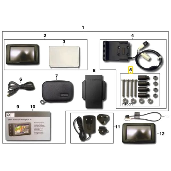 BMW純正 ナビゲーター IV 取付け部品 77527728215 JP店