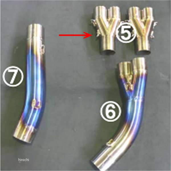 ビート BEET EXパイプ チタン3D 集合部A 8010-K99-05 JP店