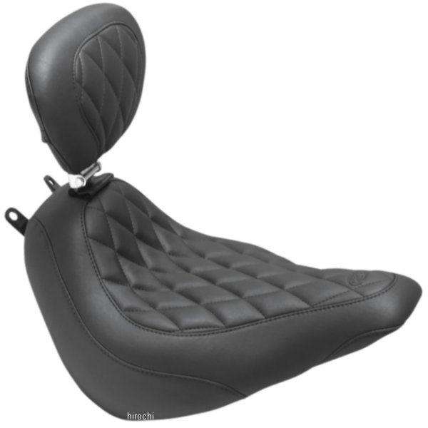 【USA在庫あり】 83007 マスタング Mustang シート ソロ Tripper FLDE ダイヤモンド/バックレスト付き 0802-1192 JP店|株式会社ヒロチー商事 店