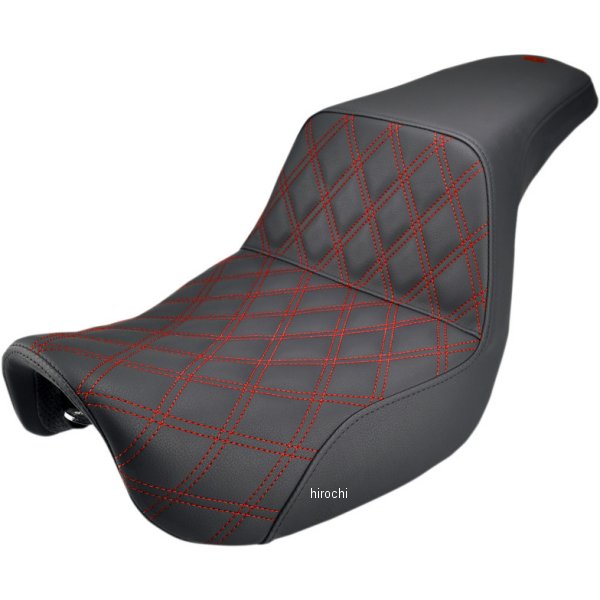 【USA在庫あり】 サドルメン Saddlemen シート Step Up LS 赤 FLD 0803-0593 JP店