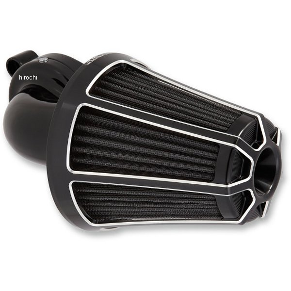 【USA在庫あり】 アレンネス Arlen Ness エアクリーナー モンスターサッカー 08年-16年 FLH ベベル 黒 1010-2110 JP店