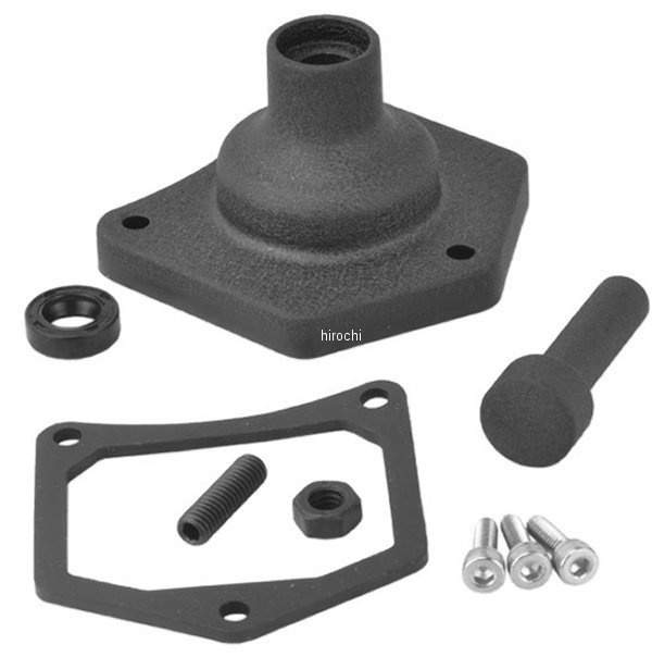【USA在庫あり】 DRAG ソレノイドエンドカバー/スターターボタン 1.2kW/1.4kW 黒(つや消し) 2110-0995 JP店