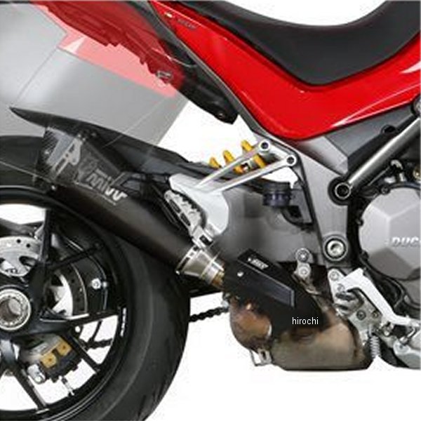 ミヴ Mivv スリップオンマフラー DELTA 2015-2017 ドゥカティ ムルティストラーダ1200 ブラックステンレス D.034.LDRB JP店