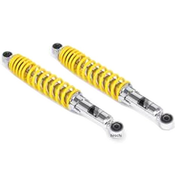 SP武川 リアショックアブソーバー スーパーカブ クロムメッキ/黄 2本入り 06-04-0154 JP店