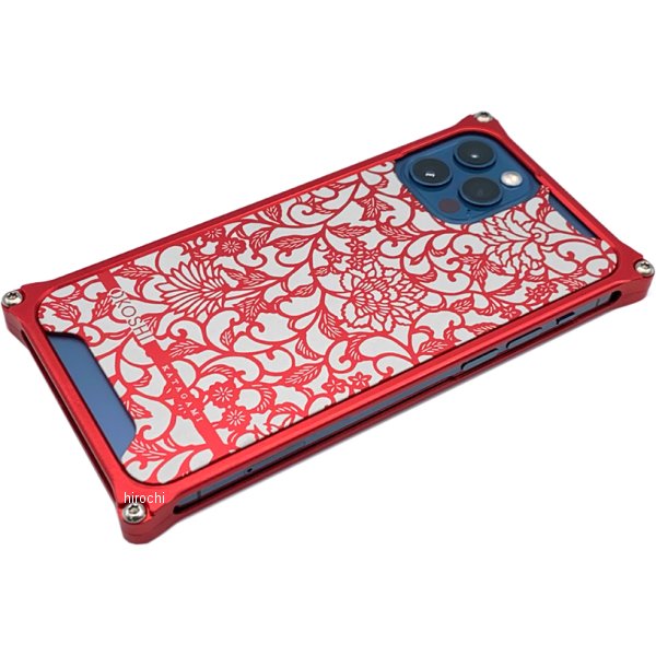 ギルドデザイン iPhoneケース OKOSHI-KATAGAMI iPhone12/12Pro アラベスクレッド 43242 JP店
