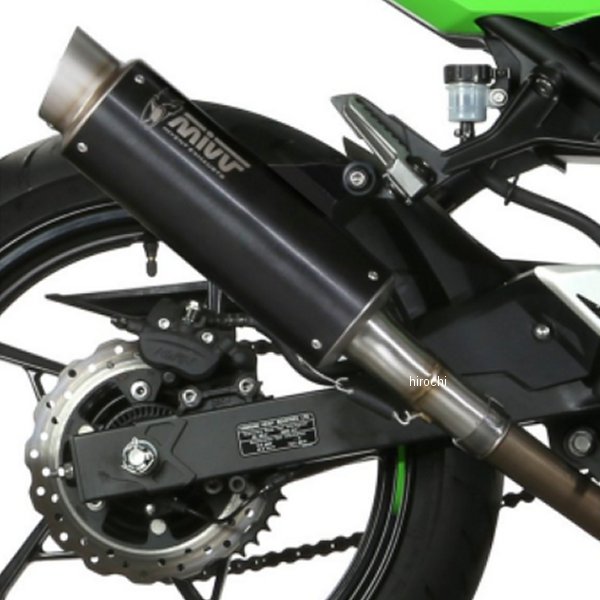 Mivv スリップオンマフラー GP PRO 18年-22年 Ninja400 ブラックステンレス K.047.LXBP-Ninja400 JP店|株式会社ヒロチー商事 店