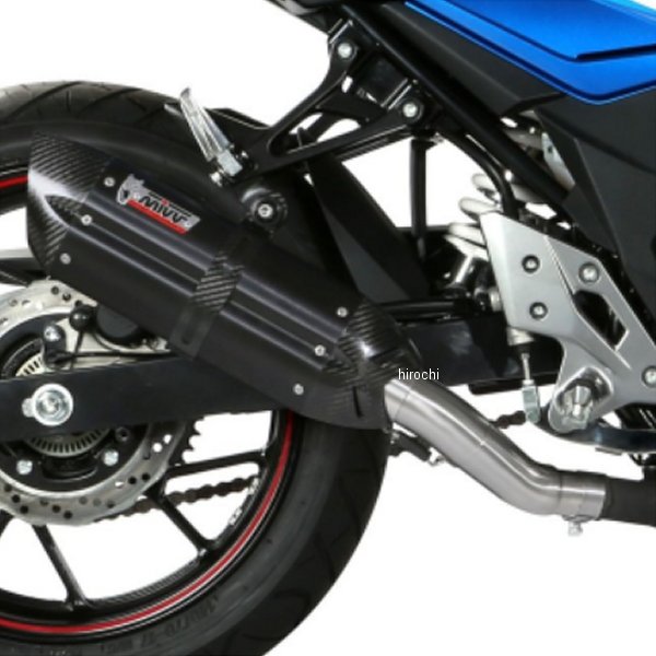 Mivv スリップオンマフラー SUONO 17年-20年 GSX250R ブラックステンレス S.054.L9 JP店|株式会社ヒロチー商事 店