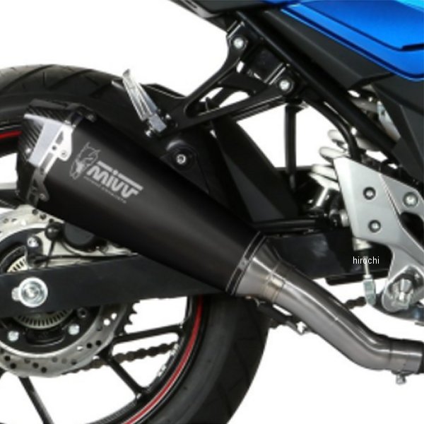 Mivv スリップオンマフラー DELTA RACE 17年-20年 GSX250R ブラックステンレス S.054.LDRB JP店