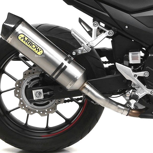 アロー ARROW スリップオンマフラー RACE TECH 19年-20年 CBR400R チタン/カーボンエンド 71901PK-71717MI JP店