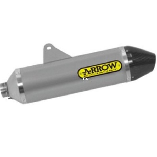 アロー ARROW スリップオンマフラー THUNDER 17年-18年 YZF-R125 チタン/カーボンエンド 72528PK+72133PD JP店マフラー