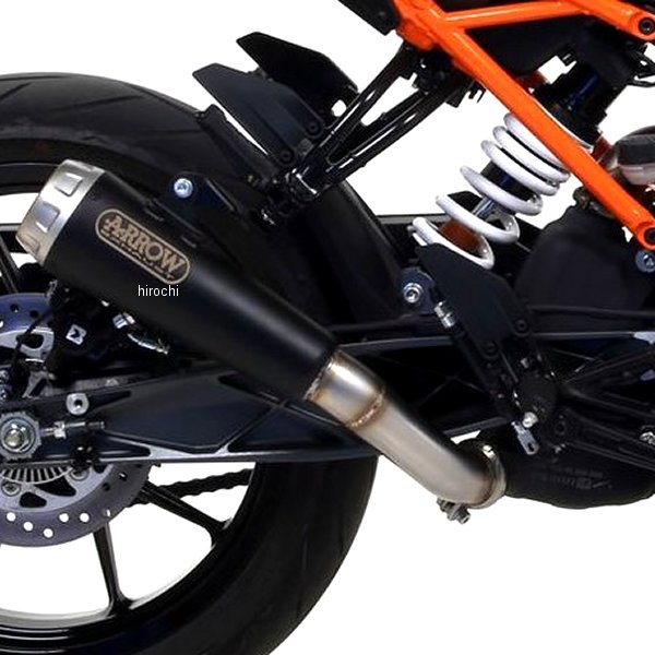 アロー ARROW スリップオンマフラー PRO RACE 17年-18年 KTM DUKE390 ニクロムダーク/ステンエンド 71866PRN JP店