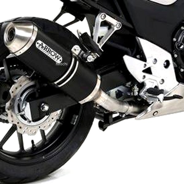 アロー ARROW スリップオンマフラー RACE TECH 16年-18年 CB500F アルミダーク/ステンエンド 71804AON+71640MI-CB500F JP店