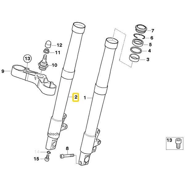 BMW純正 スライド パイプ RH 31427664954 JP店