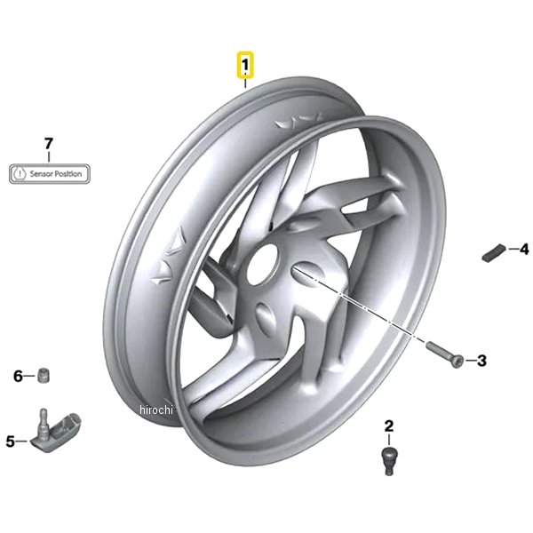 BMW純正 R ホィール Silber 36317707408 JP店