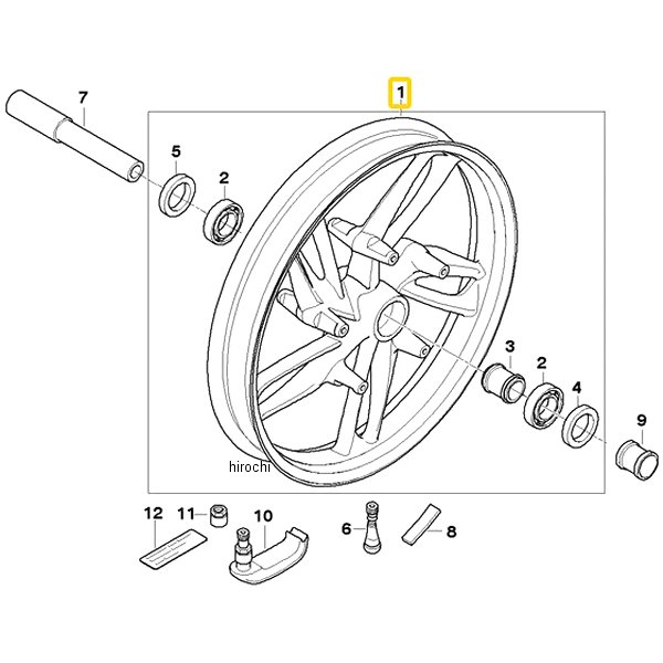 BMW純正 F ホィール、銀 36318559258 JP店