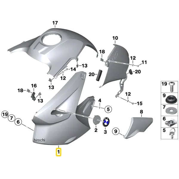 BMW純正 トリム パネル RH 46637667716 JP店