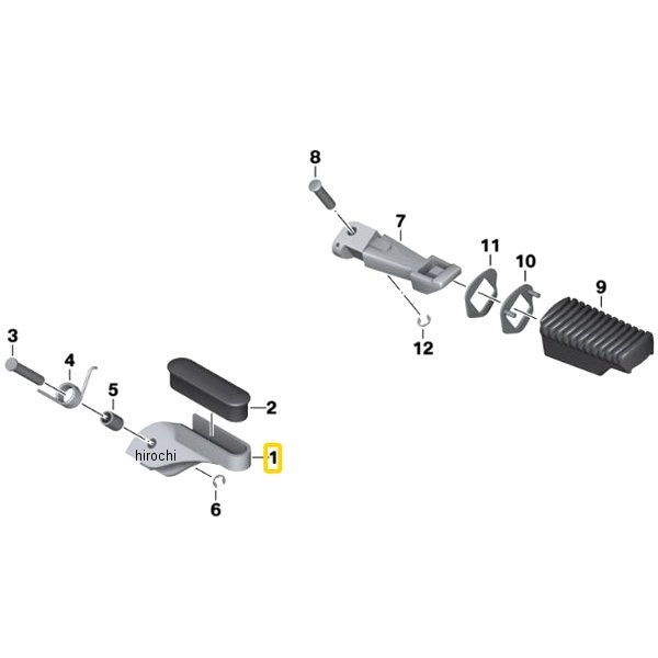 BMW純正 フット レスト LH 46717729281 JP店
