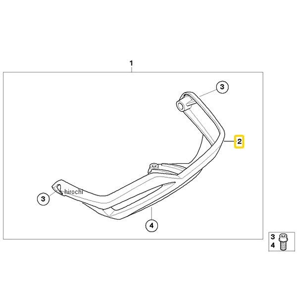 BMW純正 セーフティ バー RH 71607684308 JP店