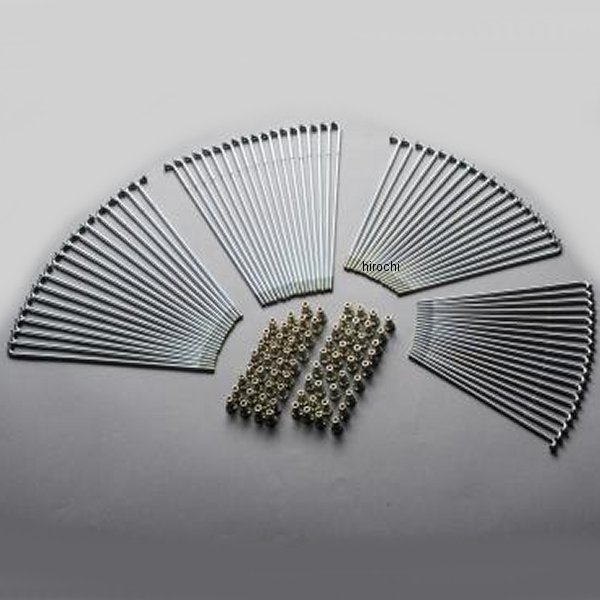 【メーカー在庫あり】 エムテック中京 M-TEC中京 MRS スポークセット マッハ 500SS H1A ドラム/ドラム メッキ MACH-A008 JP店