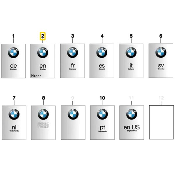 BMW純正 補足の操作手順 EN 01408403401 JP店