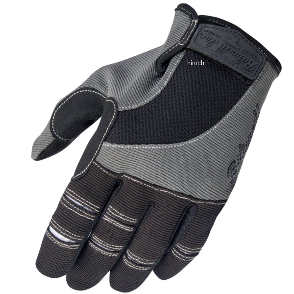 【メーカー在庫あり】 ビルトウェル Biltwell モトグローブ グレー/黒 Lサイズ 1501-1101-004 JP店