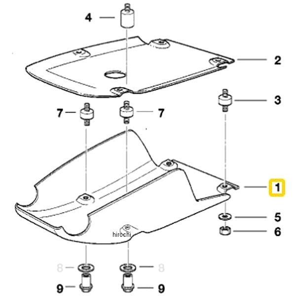 BMW純正 エンジン プロテクター外部部品 11111342936 JP店