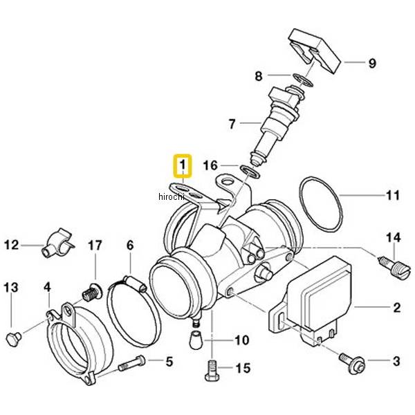 BMW純正 スロットル バタフライ RH 13541342496 JP店