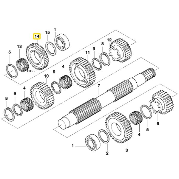 BMW純正 シフト ホィール 1 速 EVO Z\u003d53 23217675167 JP店