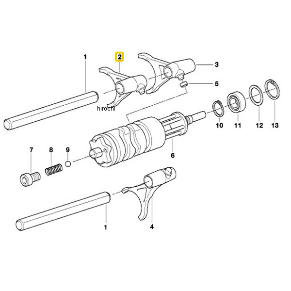 BMW純正 シフト フォーク 1 速/2 速 23311340388 JP店