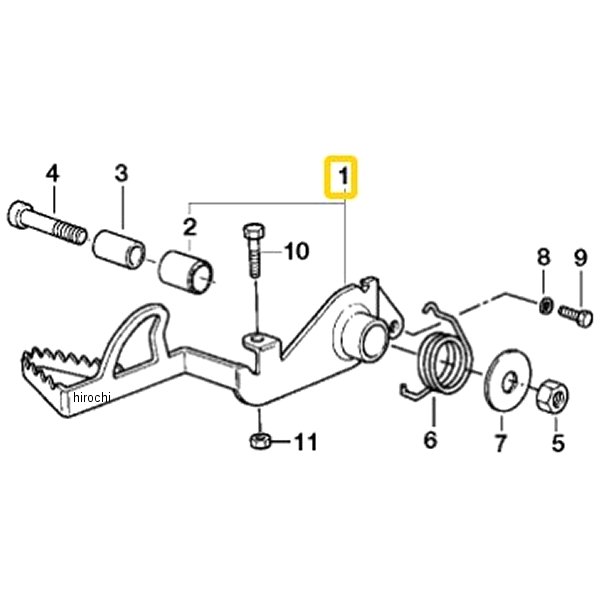 BMW純正 ブッシュ付きブレーキ レバー 35212325708 JP店