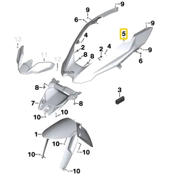 BMW純正 F ホイール カバー アッパー ROHTEIL / BLANK 46618560646 JP店
