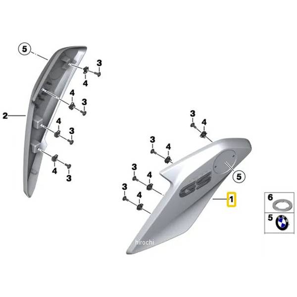 BMW純正 ラジエター カバー LH 46638533677 JP店 34,999円