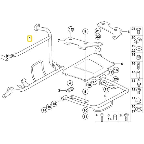 BMW純正 ベース フレーム LH 71607664559 JP店 24,828円
