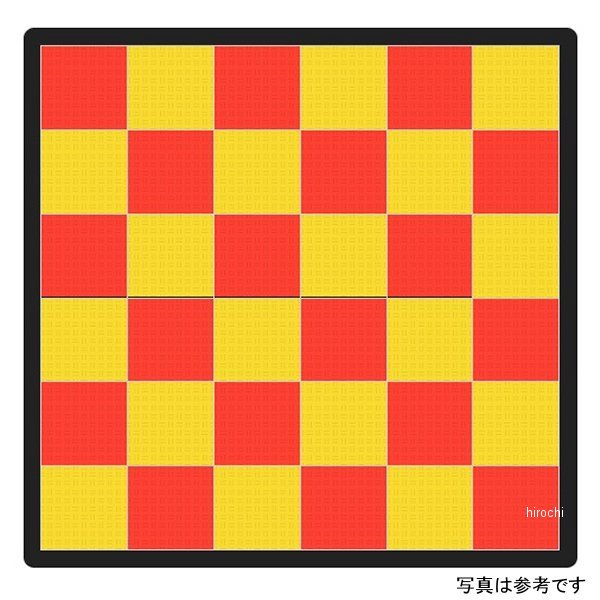 テック瓦 TECTile Car-M書き割り 2,740mm×5,380粍 赤/黄 TECTILE-GARAGE0006-RD-YE JP店