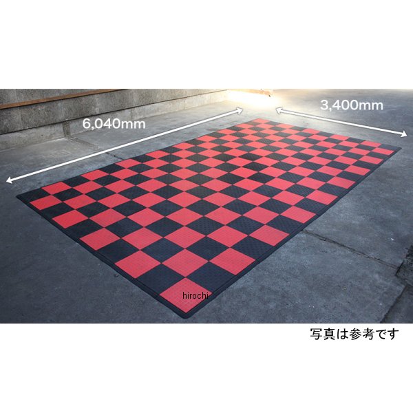 TECTILE-GARAGE0007テックタイルTECTileCar-Lセットテックタイル(10×18)180枚エッジ56個コーナー4個赤/オレンジTECTILE-GARAGE0007-RD-ORJP店