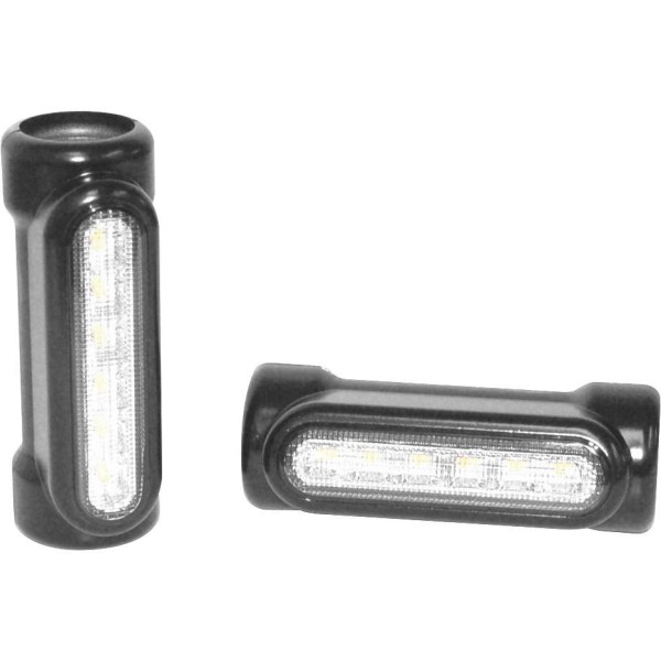 【USA在庫あり】 レトリックライティング LETRIC LIGHTING エンジンガードマウント ライト 白/アンバー 黒 letLLC-EGL-B JP店