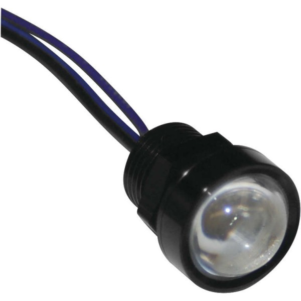 【USA在庫あり】 レトリックライティング LETRIC LIGHTING ロイヤルフラッシュLED 9/16インチ 黒/赤/アンバー 6個入り letLLC-RFBS-RA JP店